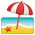 beach with umbrella